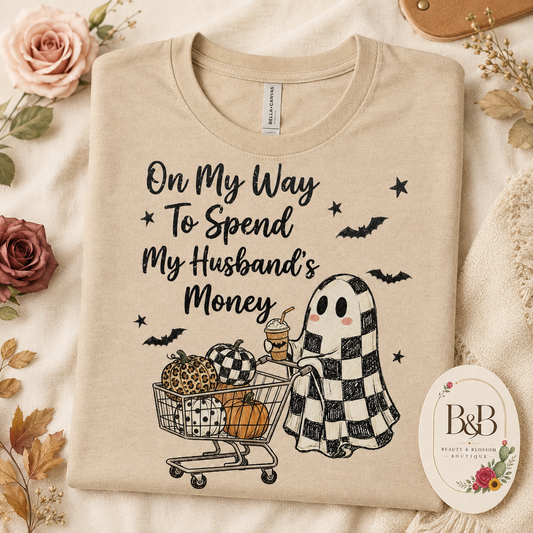 Husband’s Money Graphic Tee - Design 164