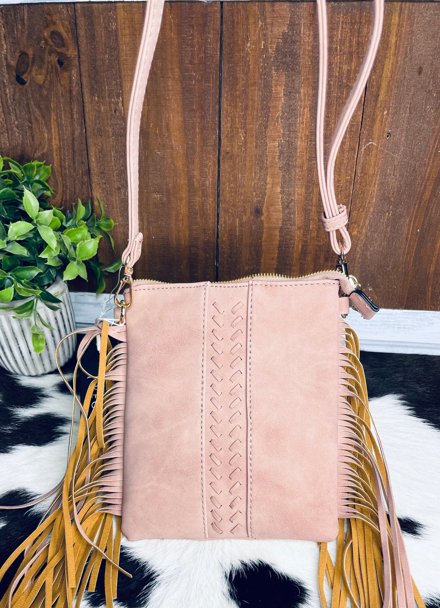 ROMINA FRINGE CROSSBODY BAG