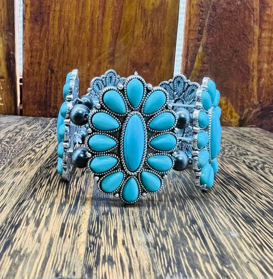 TURQUOISE WESTERN BRACELET