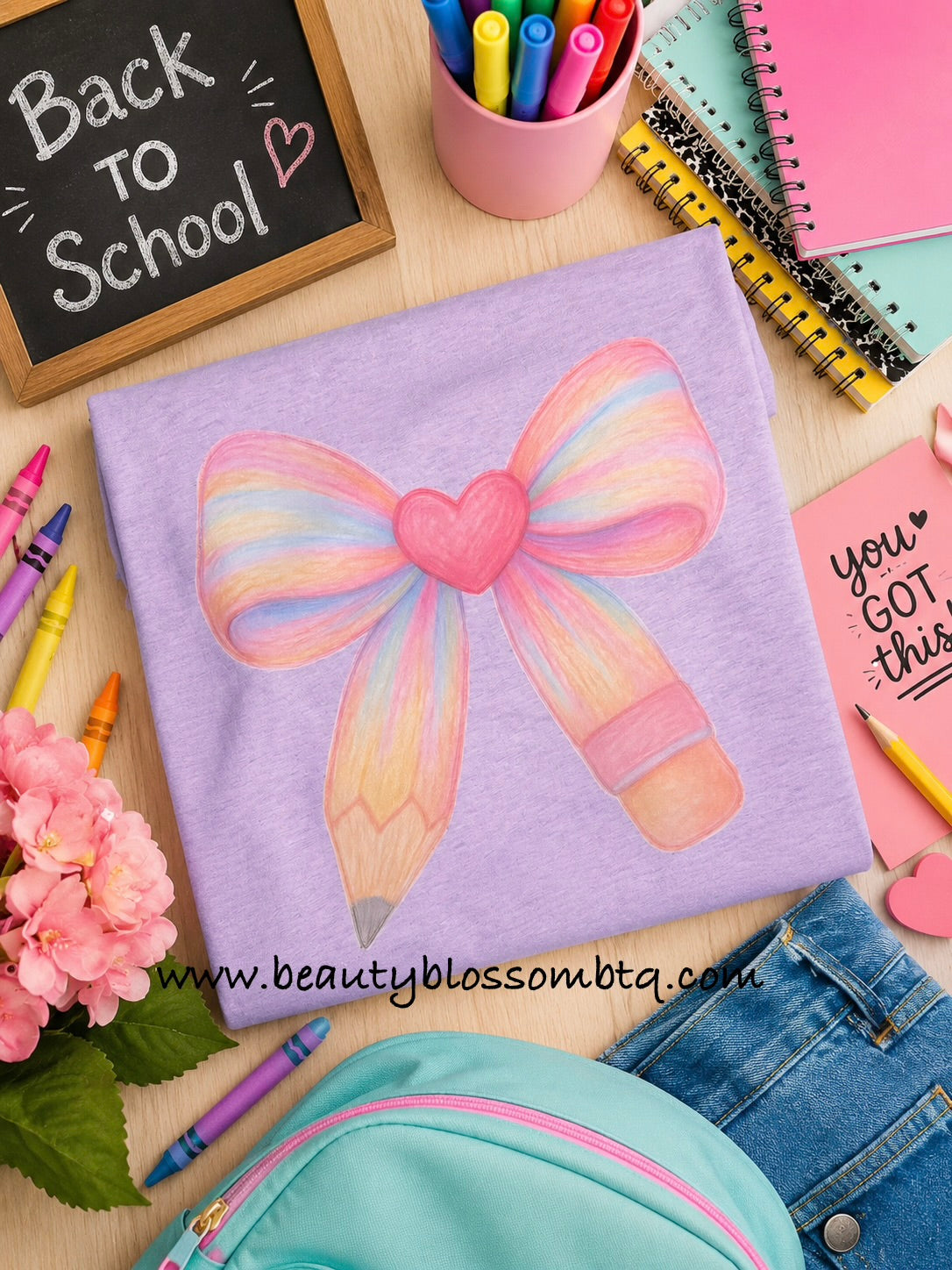 BOW PENCIL TEE  - 200