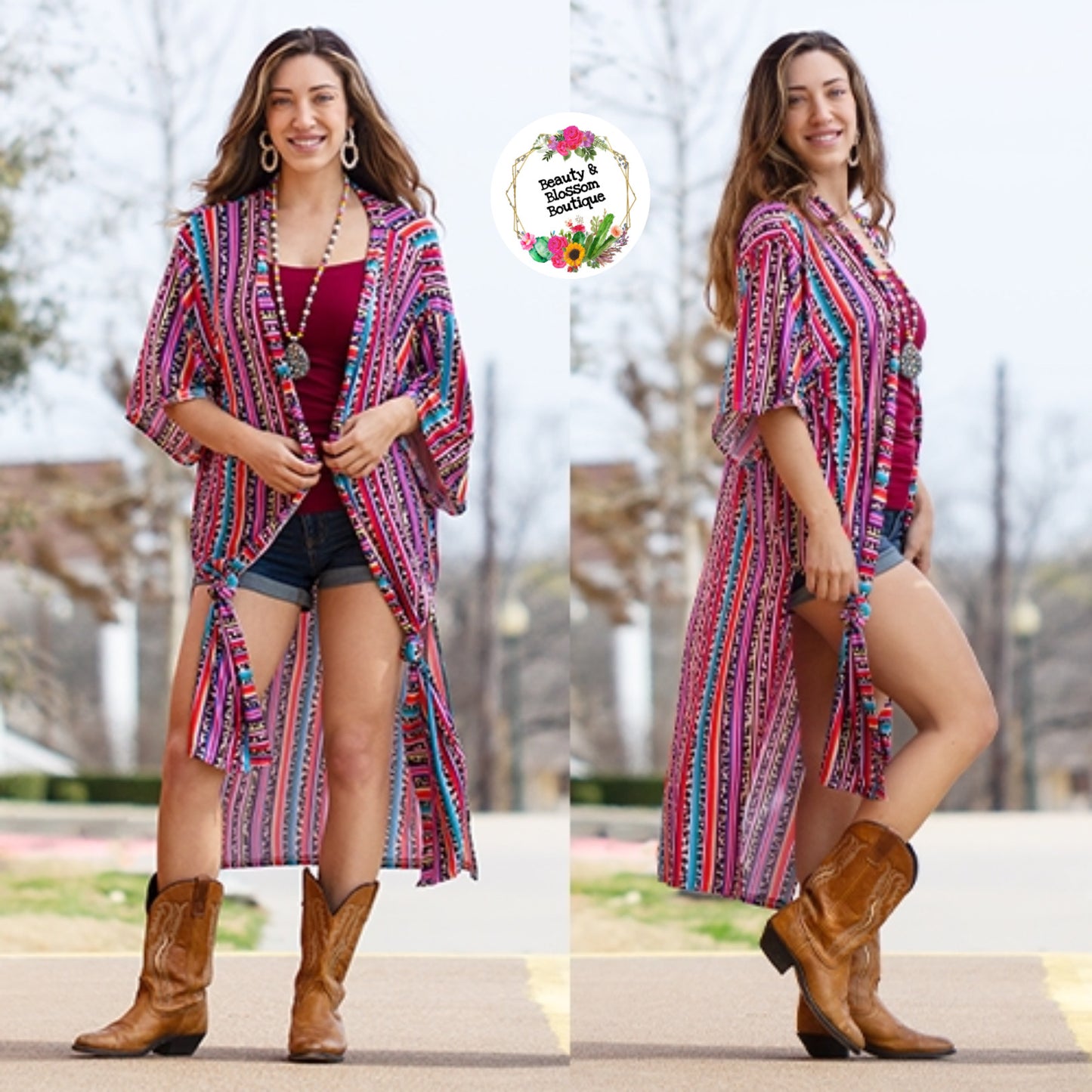 SASSY SERAPE DUSTER