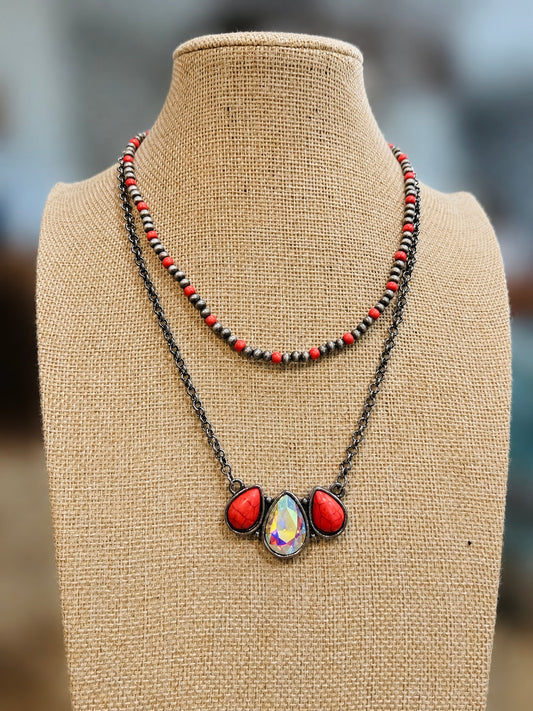 DESERT AUTORA LAYERED NECKLACE