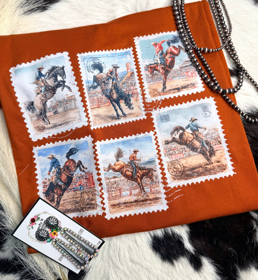 WESTERN STAMPS TEE- 194