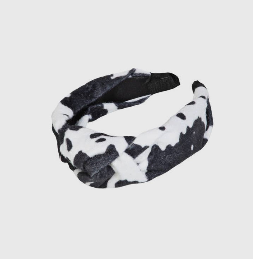 COW PRINT HEADBAND