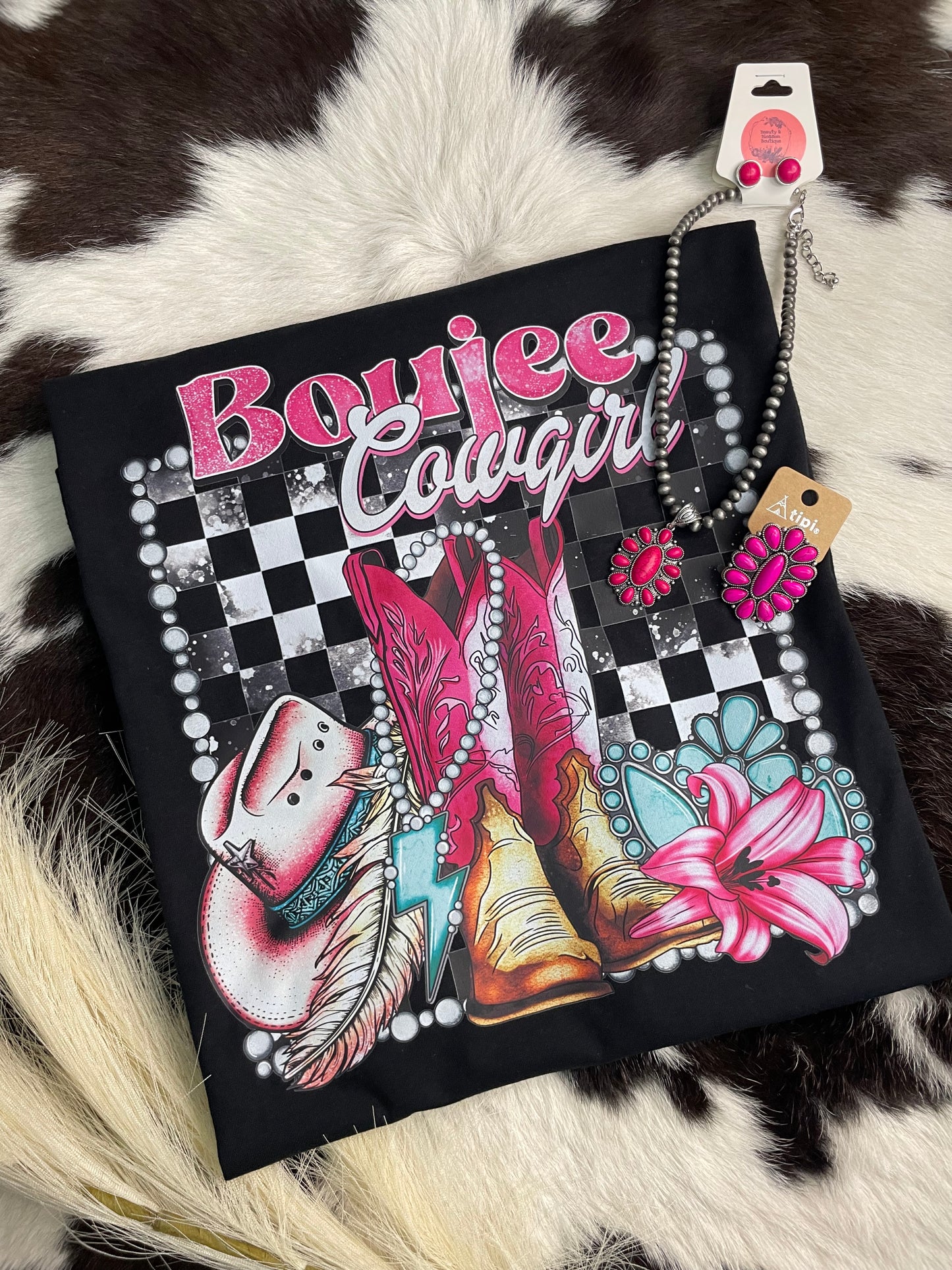 BOUJEE COWGIRL TEE-44