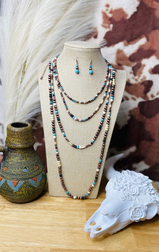 GONE RANCHIN' NECKLACE SET