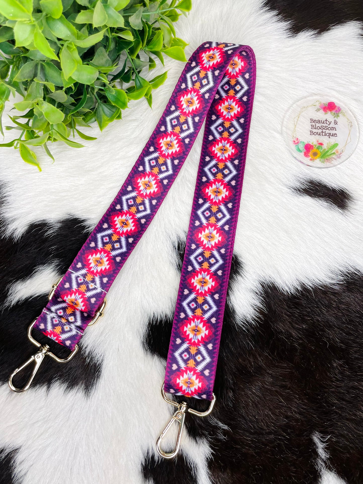 AZTEC BAG STRAP- VIOLETA