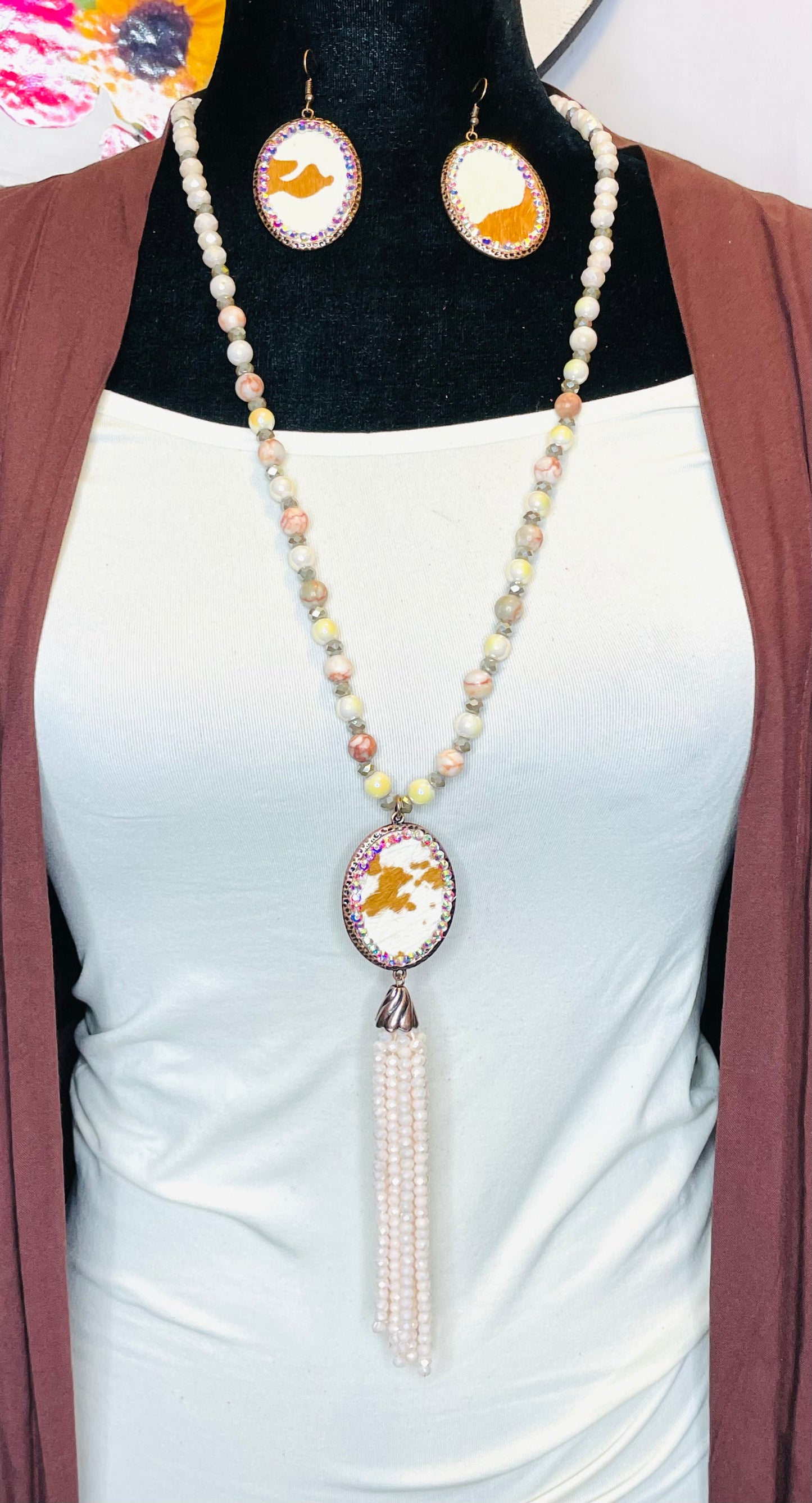 HIDE YOUR CRAZINESS NECKLACE SET