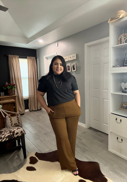 OH MY DARLING PANTS- Brown