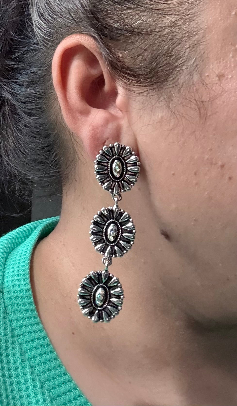 IT'S THE DETAILS SILVER EARRINGS