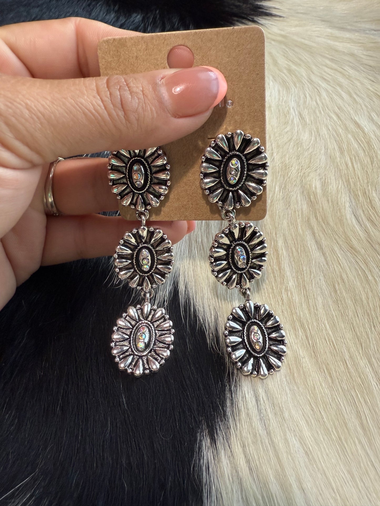 IT'S THE DETAILS SILVER EARRINGS