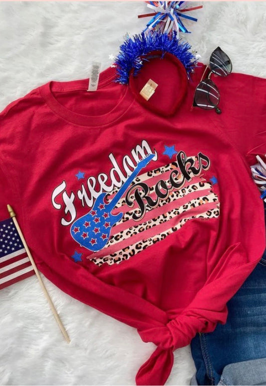 FREEDOM ROCKS TEE - 178