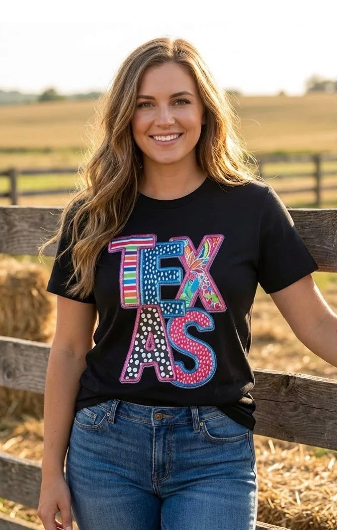 TEXAS IN COLOR TEE  - 258
