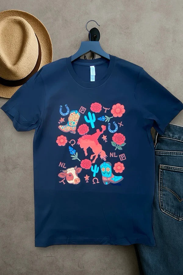 WESTERN BRONCO TEE- 67