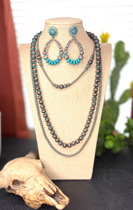 PATINA NAVAJO NECKLACE SET