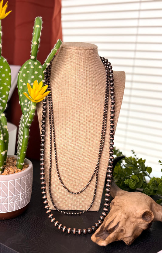 TALK OF THE TOWN NAVAJO NECKLACE- copper