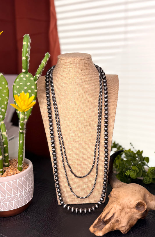 TALK OF THE TOWN NAVAJO NECKLACE- silver