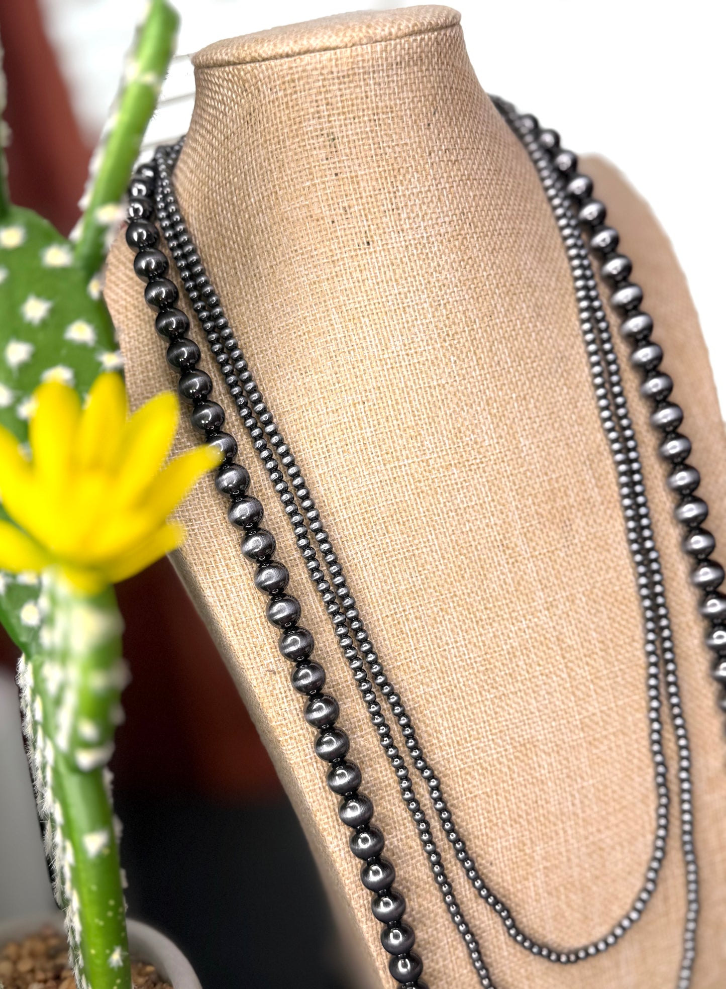 TALK OF THE TOWN NAVAJO NECKLACE- silver