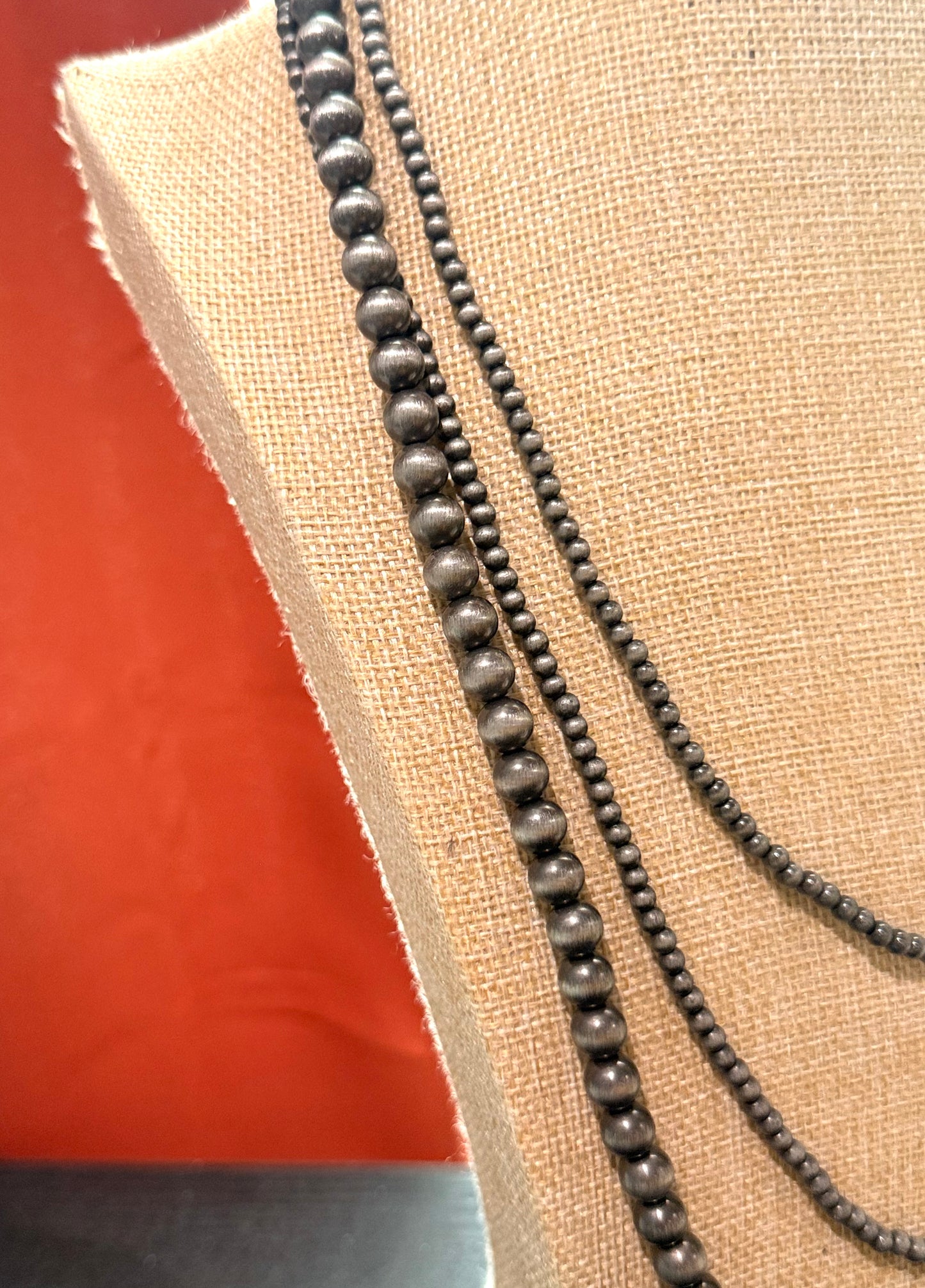 SHE CAN'T BE TAMED NAVAJO NECKLACE- silver