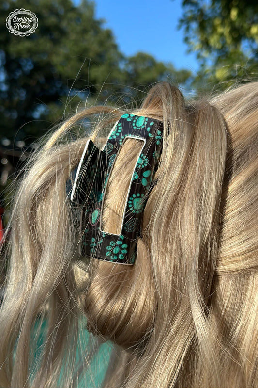 FOREVER IN TURQUOISE HAIR CLIP