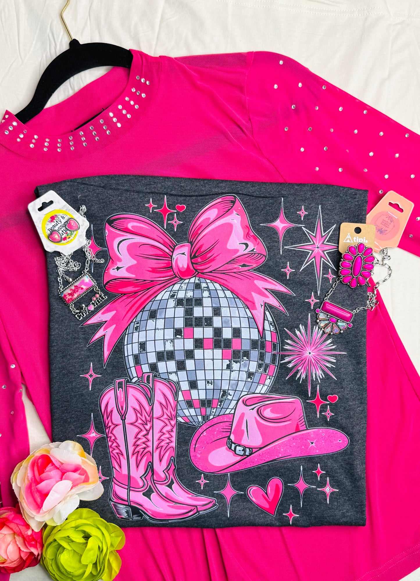 DISCO COWGIRL TEE  - 62