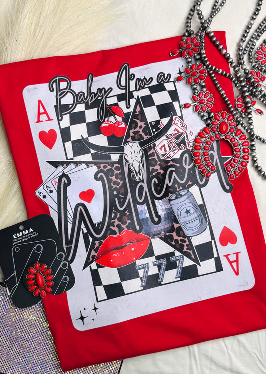 I’M A WILD CARD TEE  - 61