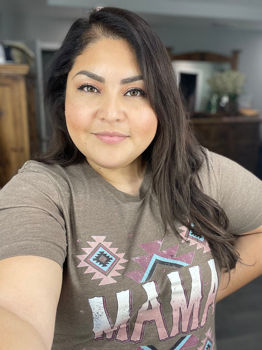 SOUTHWEST MAMA TEE  - 161