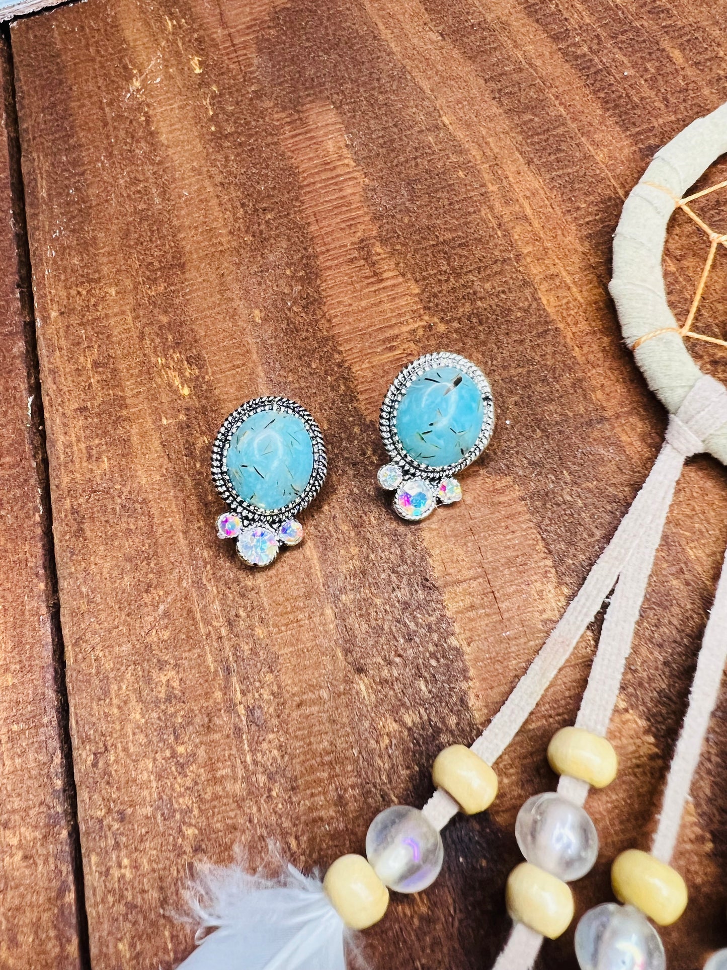 AZUL RIVER STUD EARRINGS