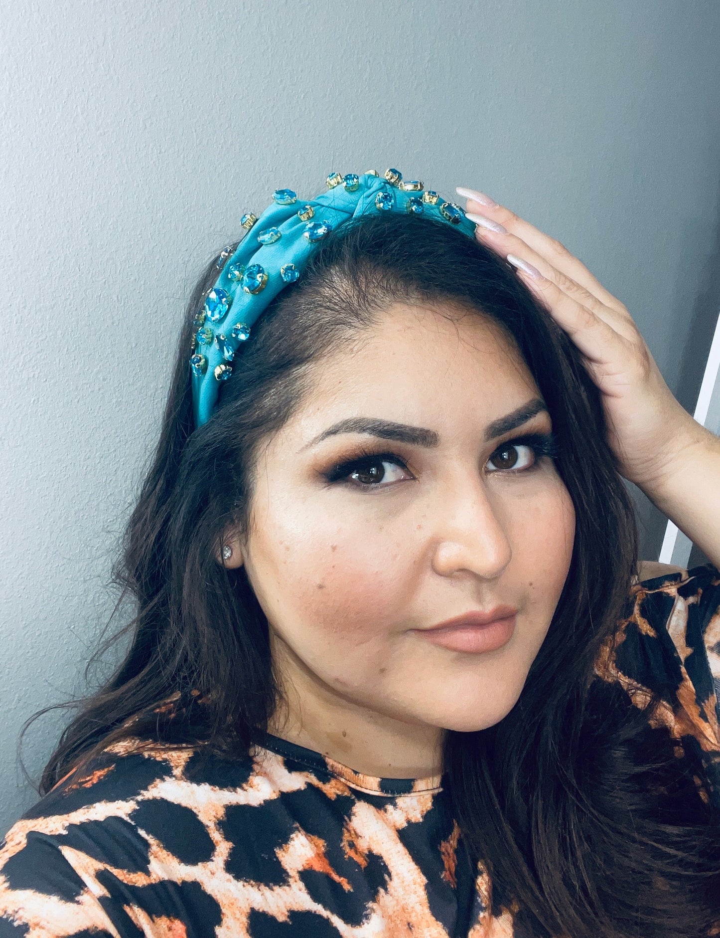 DIANA HEADBAND- TURQUOISE