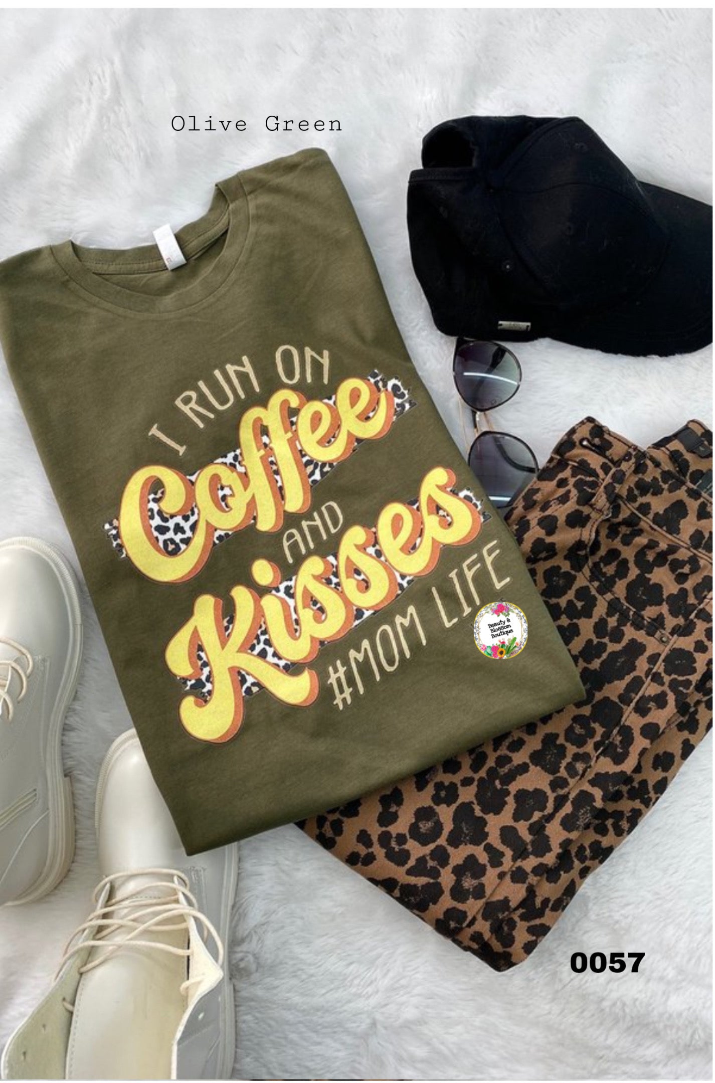 COFFEE AND KISSES TSHIRT- 57