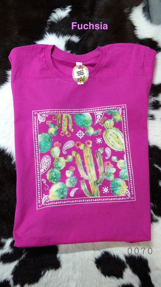 CACTUS BANDANA TSHIRT- 70