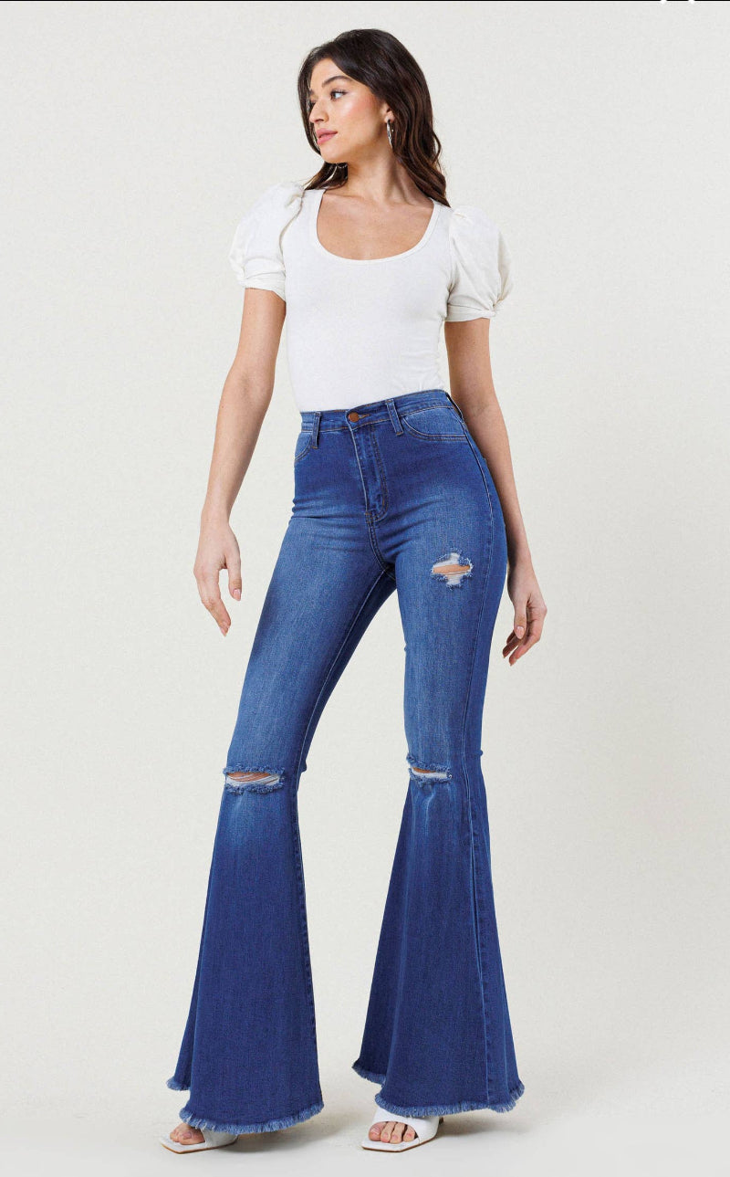 Swept Away Flare Jeans