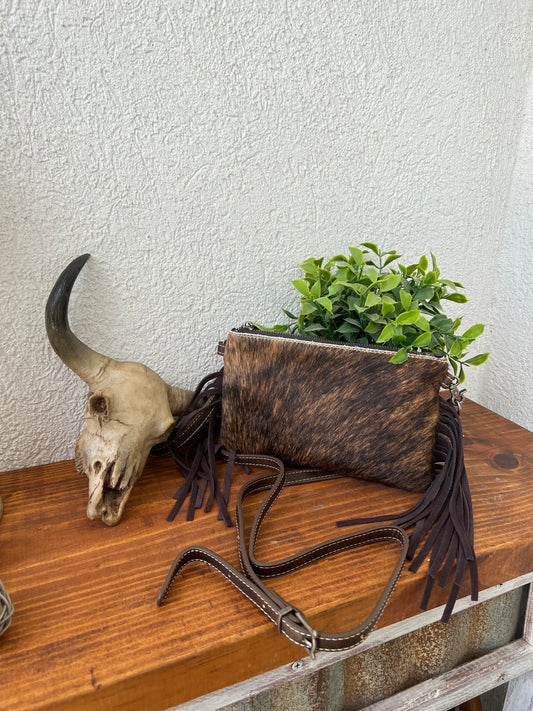 Montana West Clutch/Crossbody- COWHIDE