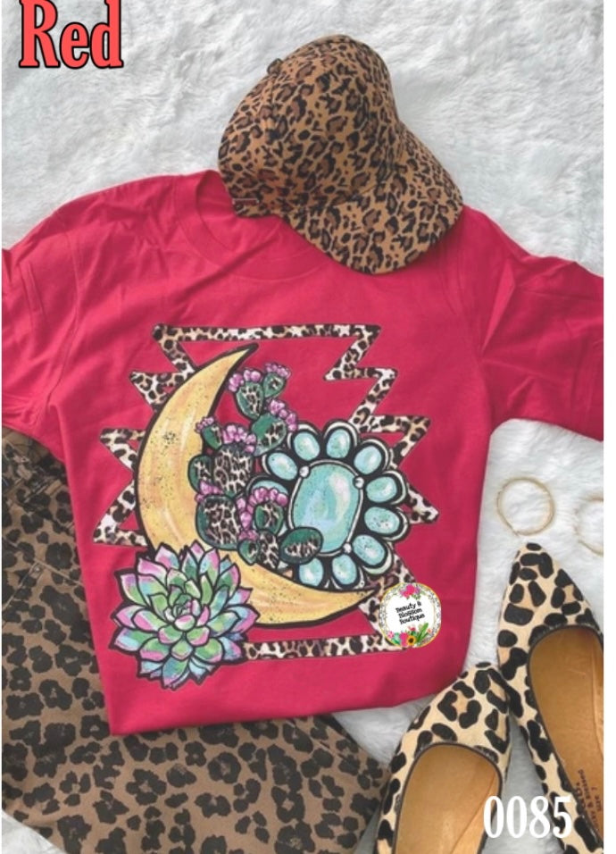 MOON & TURQUOISE TSHIRT - 85