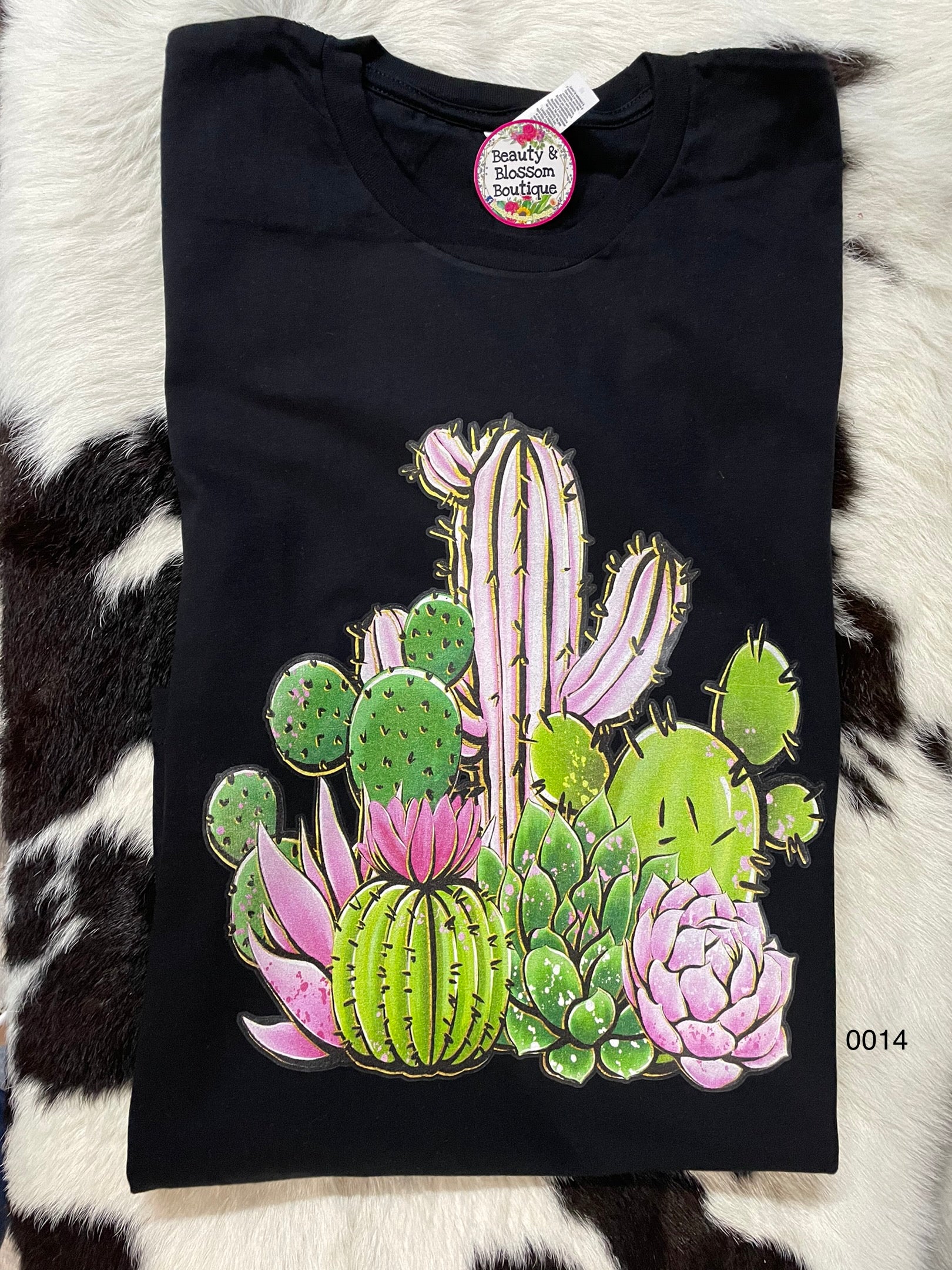 PINK CACTUS T-SHIRT- 14 – Beauty & Blossom Boutique EP