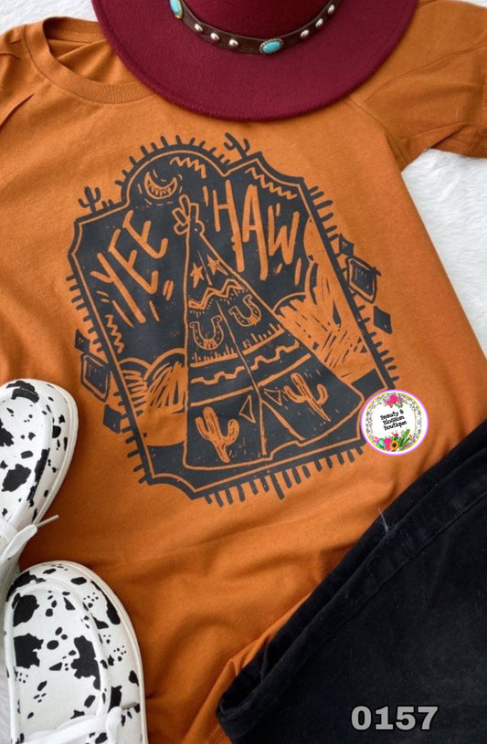 YEEHAW TEEPEE TSHIRT - 157