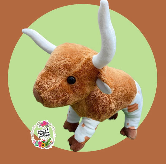 TEXAS LONGHORN BULL PLUSHY