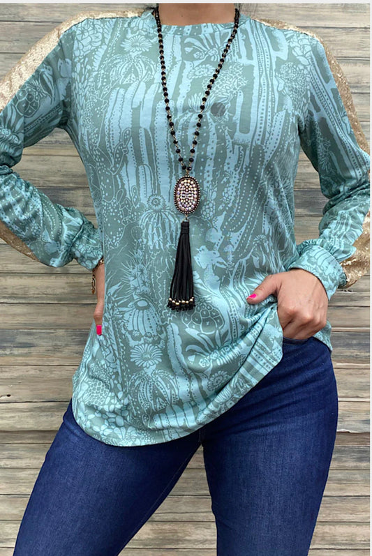 CELESTE LONG SLEEVE TOP