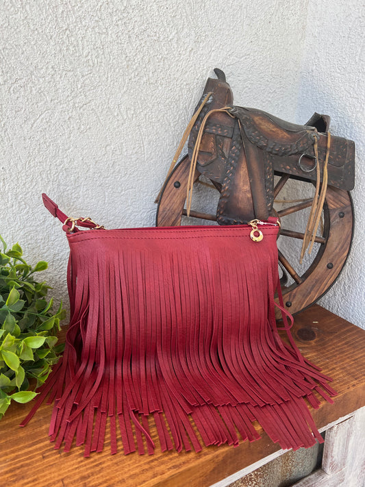 Laurene Crossbody- Red