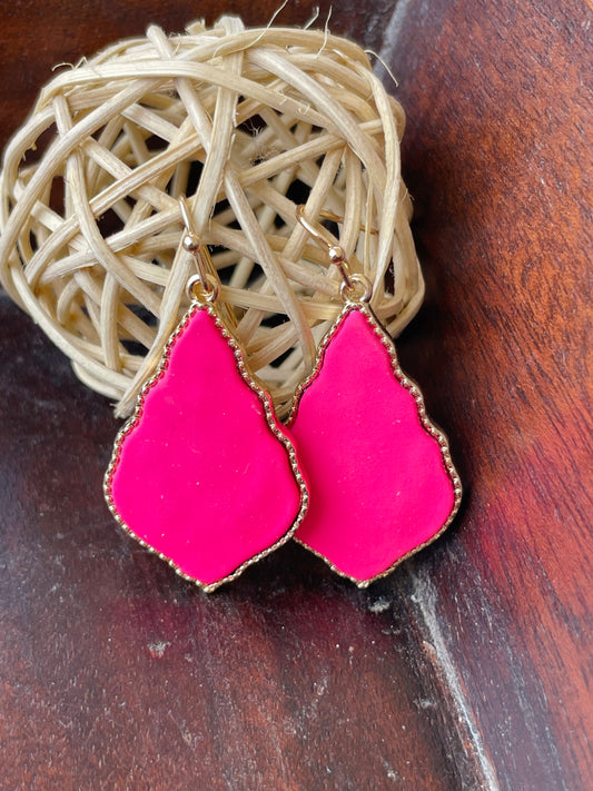 MOROCCAN EARRINGS - PINK