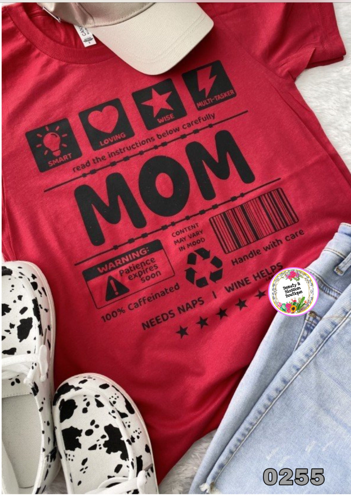 MOM INSTRUCTIONS TEE - 255