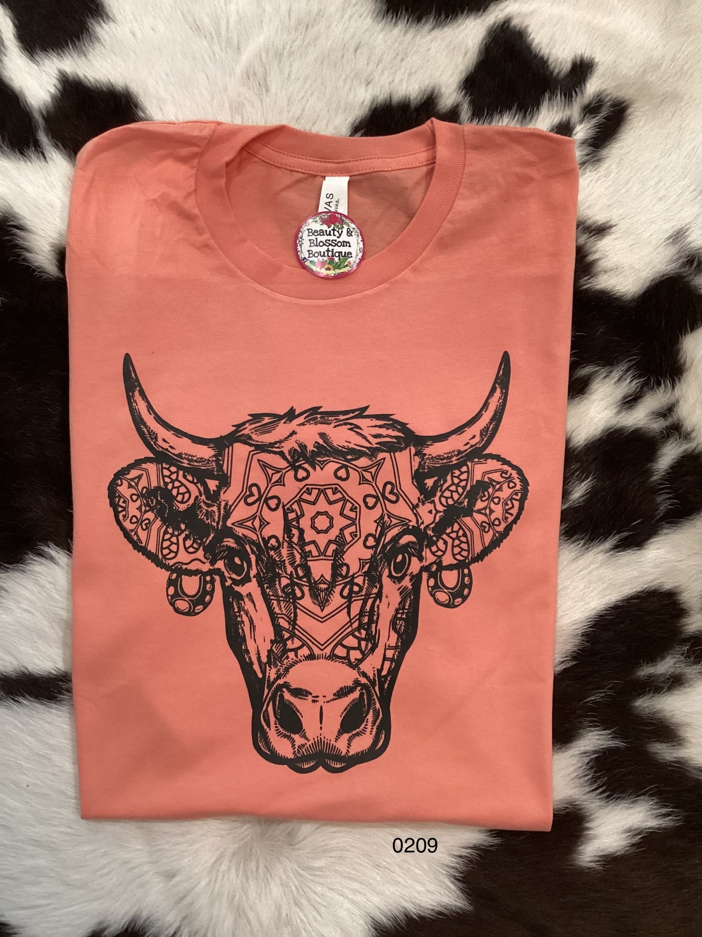 TATTOO COW TSHIRT - 209