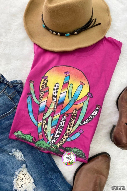 SUNRISE CACTUS TSHIRT- 172