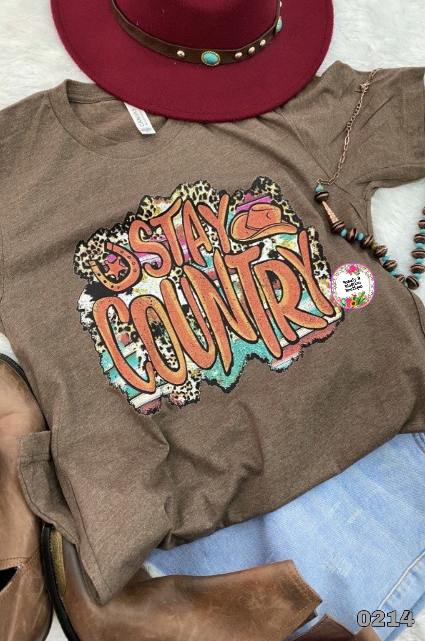 STAY COUNTRY TSHIRT- 214