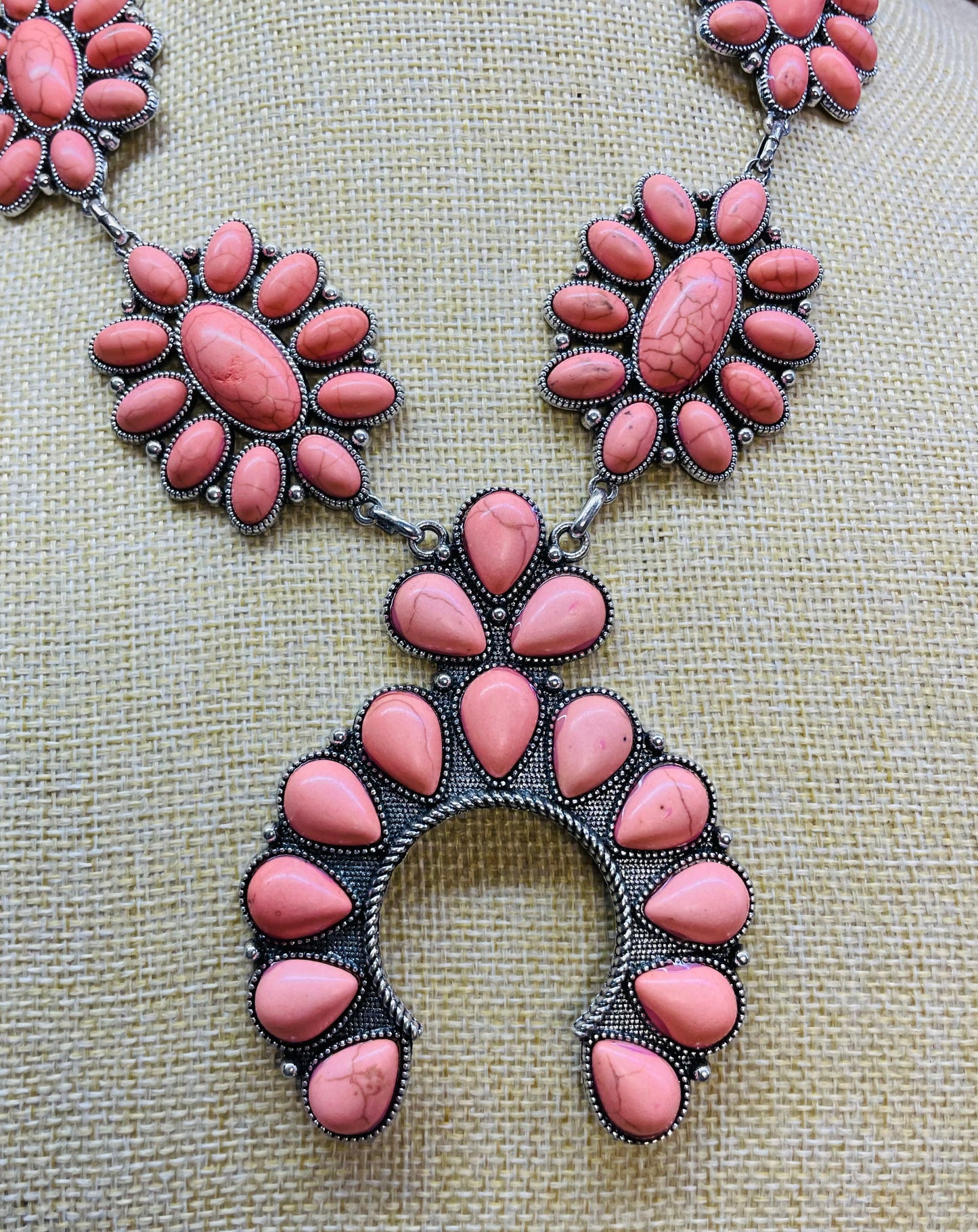 Coral Concho Necklace Set