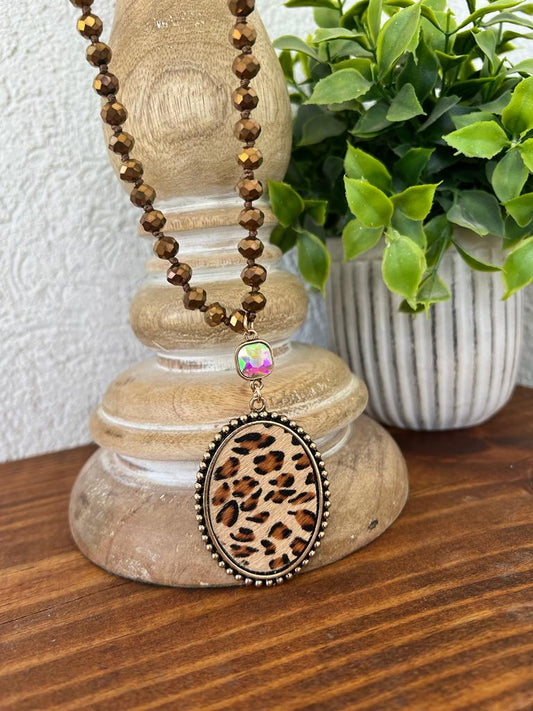 LEOPARD HIDE NECKLACE