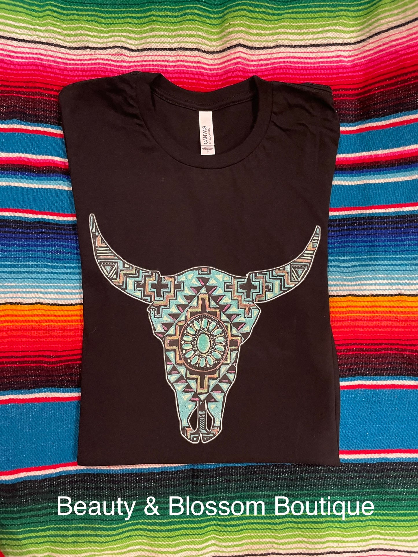 AZTEC/TRIBAL STEER TEE- 289