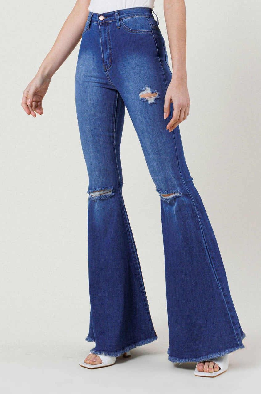 Swept Away Flare Jeans