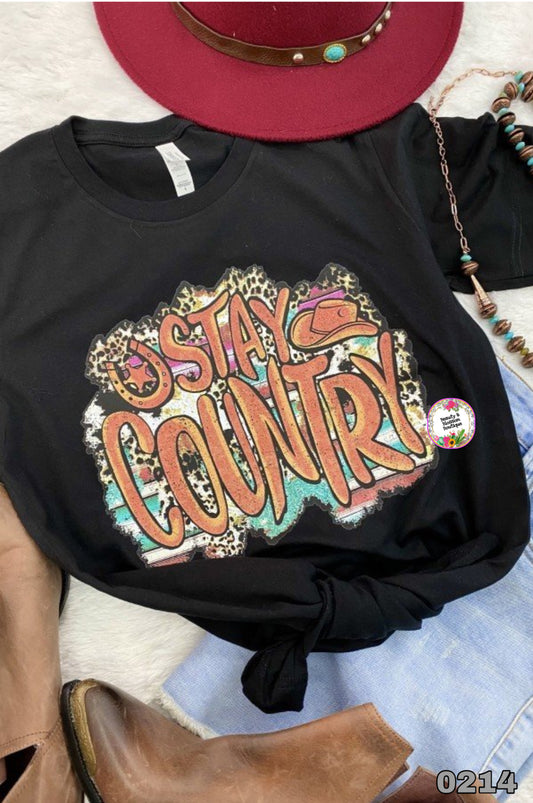 STAY COUNTRY TSHIRT- 214