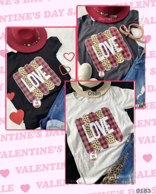 Plaid Love T-shirt 163